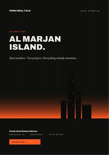 Cover of the Al Marjan Island Buyer's Pack